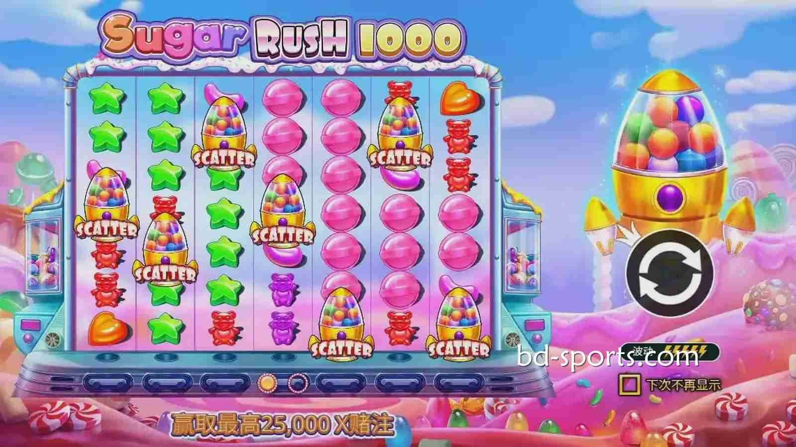 V66体育：《极速糖果1000》游戏带你进入甜蜜的糖果世界